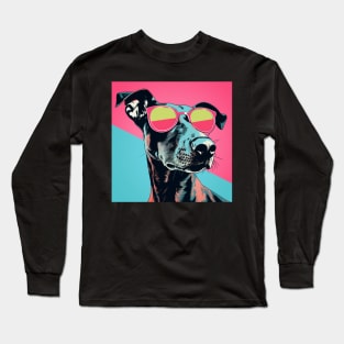 Pop Art Dog Long Sleeve T-Shirt